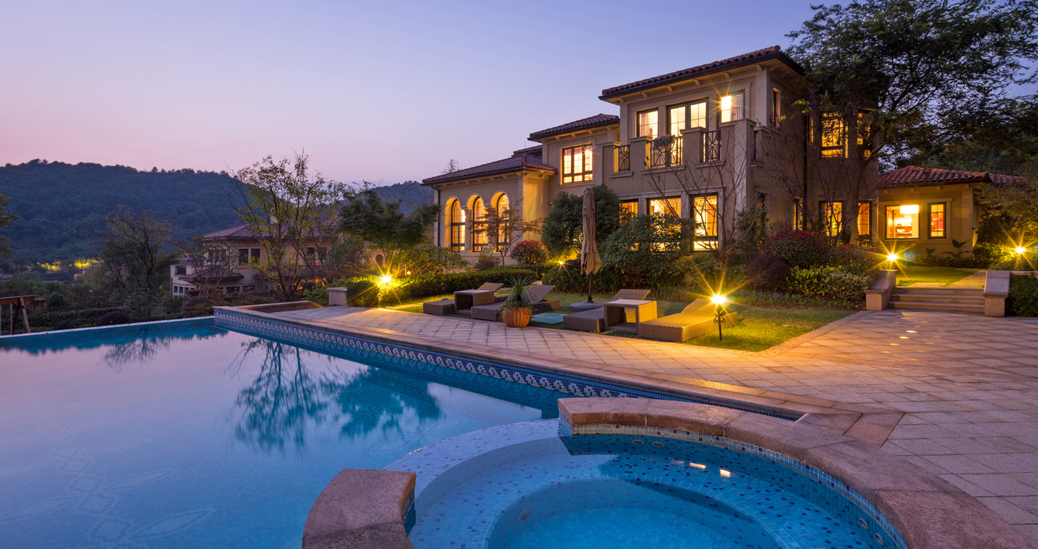 San Diego mansion with outdoor pool